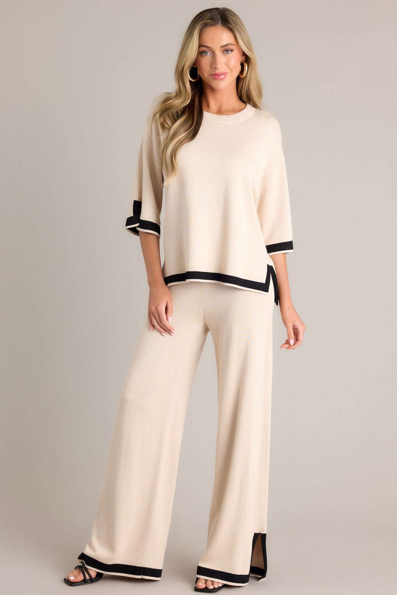 Casual Knitted Set | Jennifer - LondonVog