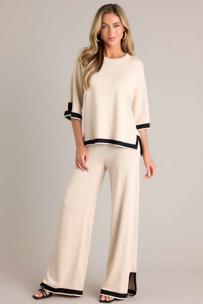 Casual Knitted Set | Jennifer - LondonVog